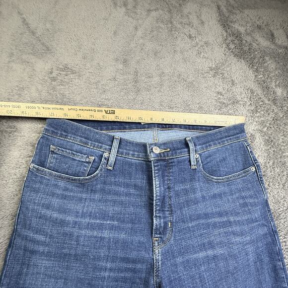 Levi's 311 Shaping Skinny Capri Jeans Women's Size 32 Medium Wash Blue - Picture 2 of 9